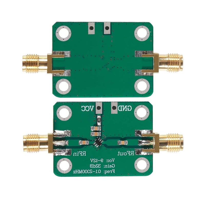 hiBCTR 0.1-2000MHz RF WideBand Amplifier 30dB High Gain Low Noise LNA Amplifier - Image 1